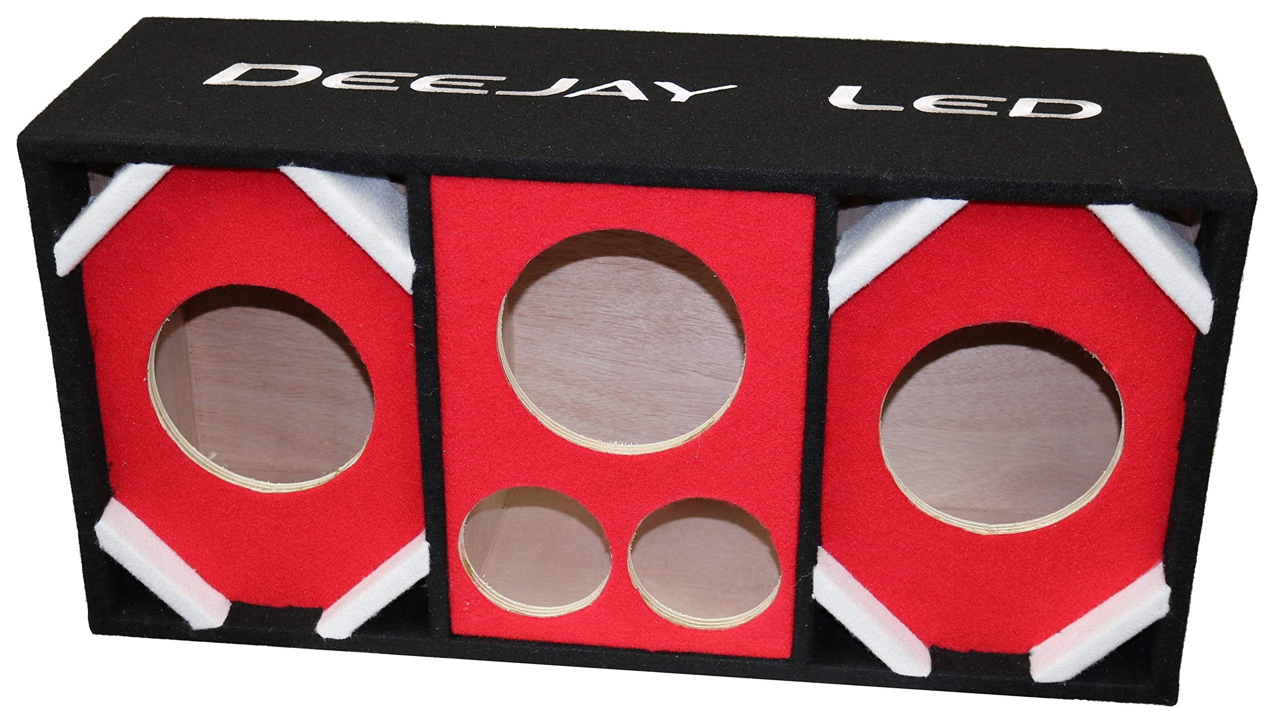 Deejay LED Two 6-in Woofers Plus Two Tweeters and O