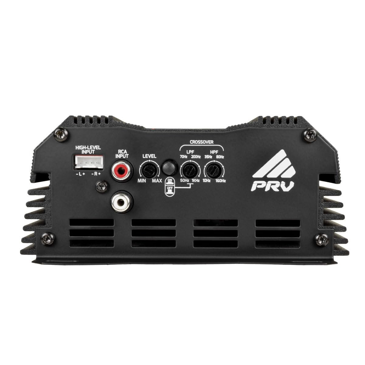 PRV Audio MDX2500.1 1 Ohm Mini Car Audio Amplifier 1 Channel 2600 Watts RMS Ultra Compact Full Range Monoblock Class D Amp for Powersports, Motorcycles, ATV, for High Power Loudspeaker Systems