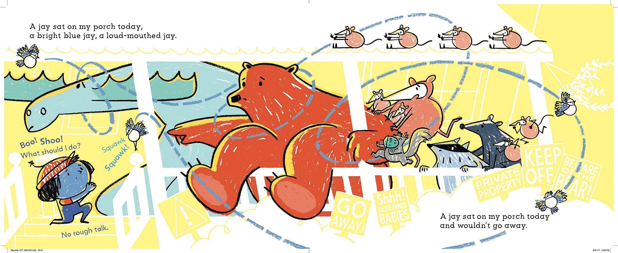 A Bear Sat on My Porch Today: (Story Books for Kids, Childrens Books with Animals, Friendship Books, Inclusivity Book)