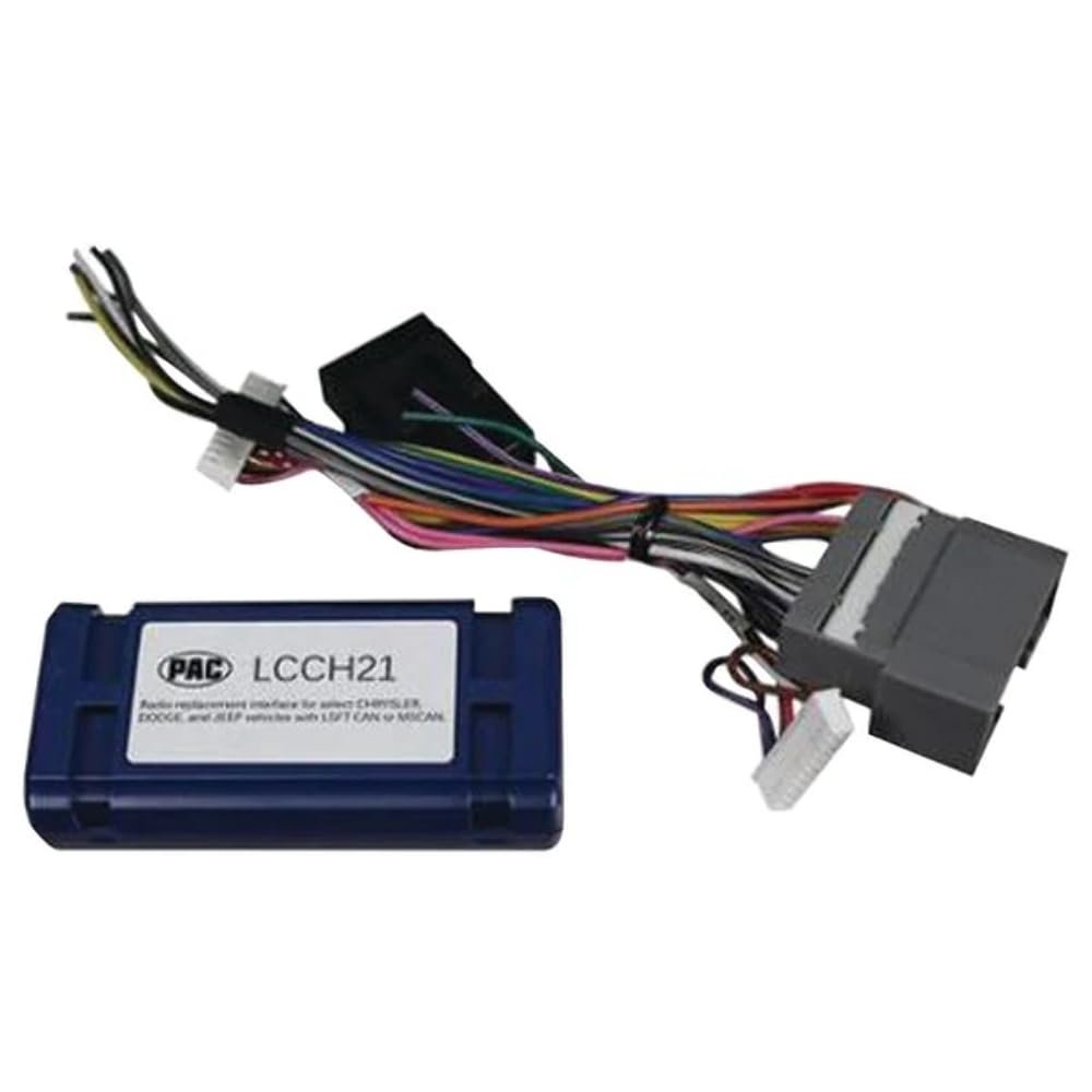 PAC LCCH21 Radio Replacement Adapter For Chrysler (Lcch21 2008-2015 Dodge Chrysler), Black