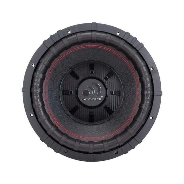 Massive Audio GT12 | 12" 500 Watts RMS / 1000w MAX Dual 4 Ohm Deep Bass Subwoofer