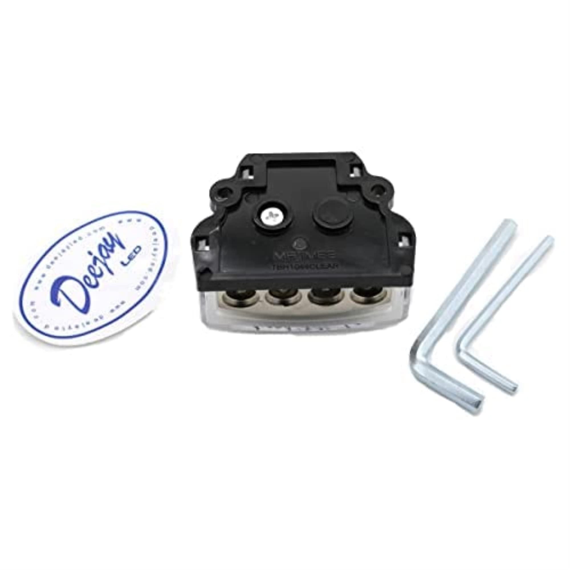 DEEJAY LED TBH1044CLEAR DEEJAYLED 1 0 Gauge to 4 4 Gauge DIST BL