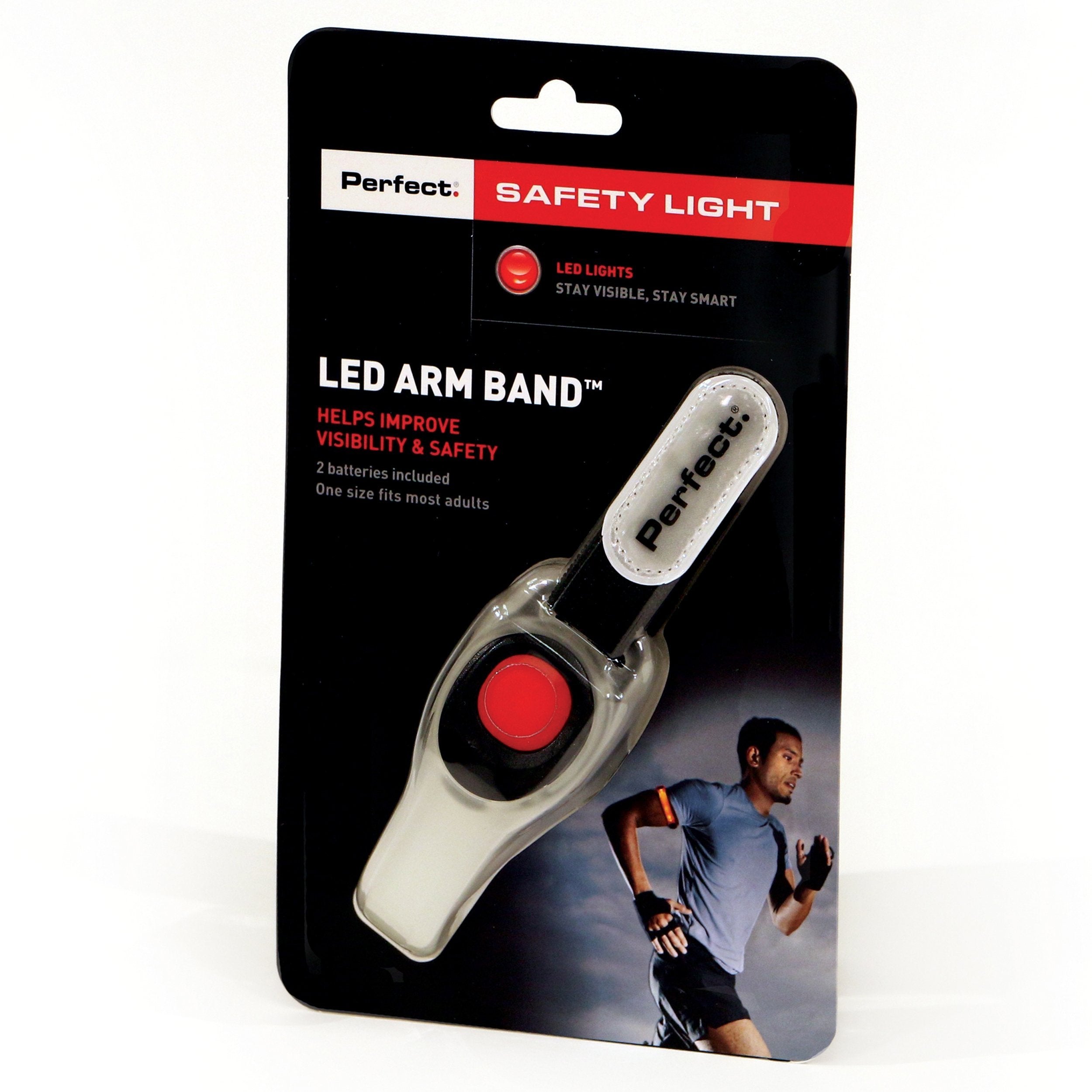 Perfect Fitness LED Lighted Armband for Increased Visibility