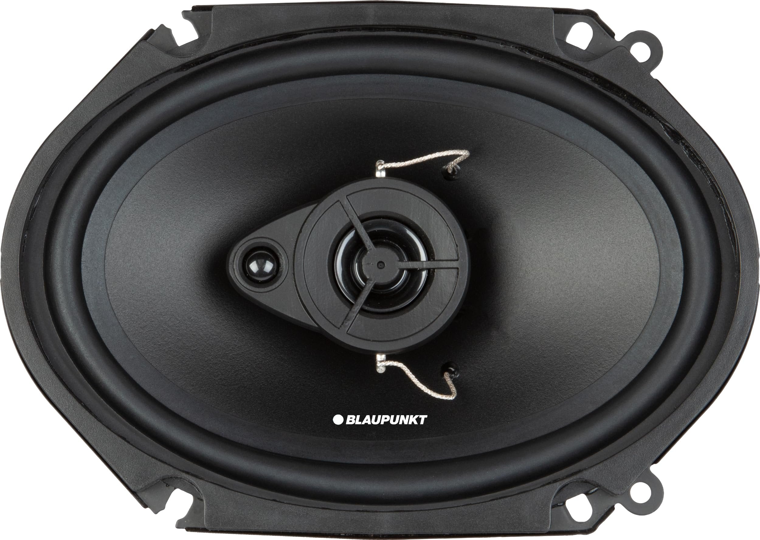 BLAUPUNKT BPS-E683 6x8 3-Way Car Speakers 120W - High-Performance, Full-Range Sound, Easy Installation – Pair Bundle with Gravity Magnet Phone Holder