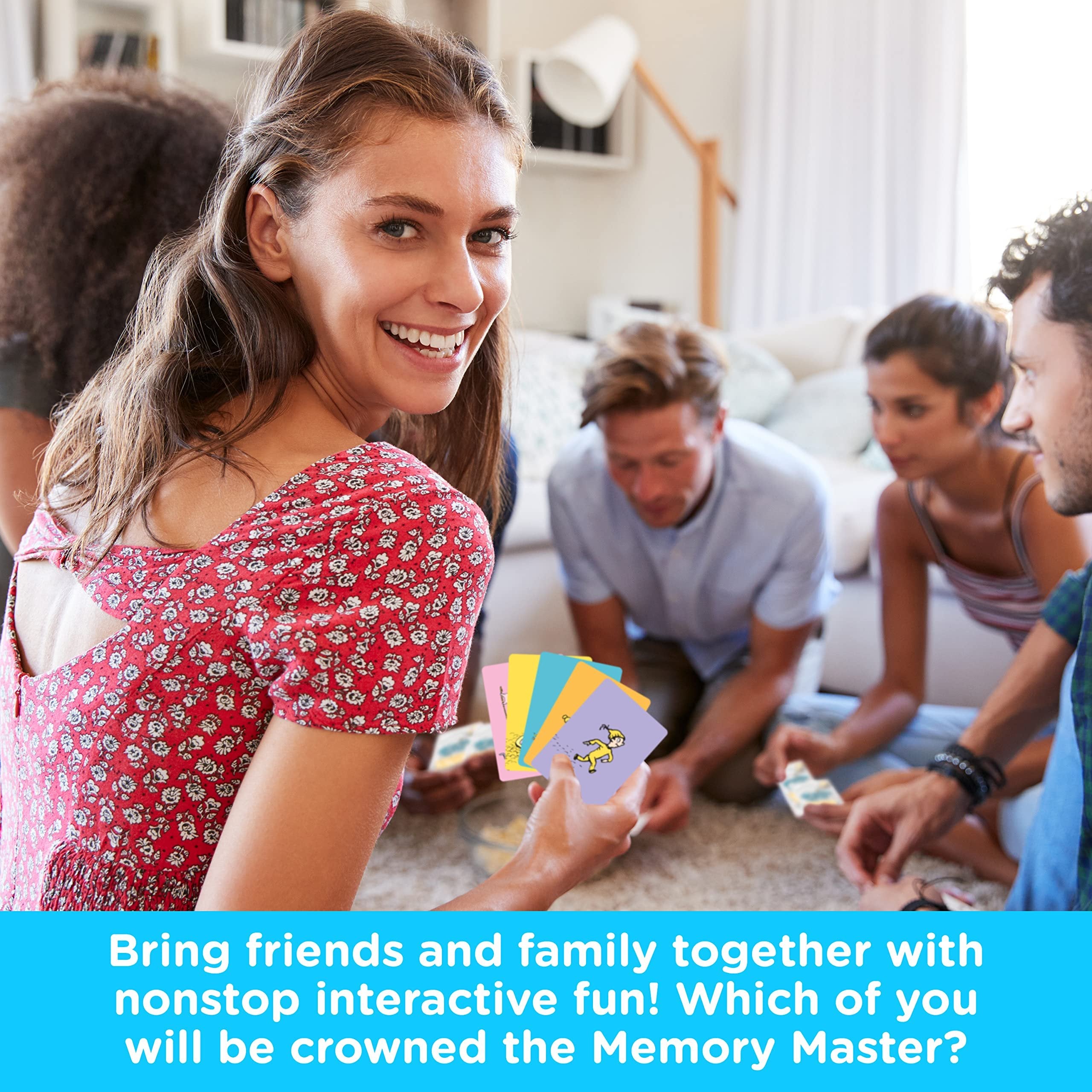 AQUARIUS Oh, The Places You'll Go! Memory Master Card Game - Fun Family Party Game for Kids, Teens & Adults - Entertaining Game Night Gift - Officially Licensed Dr. Seuss Merchandise