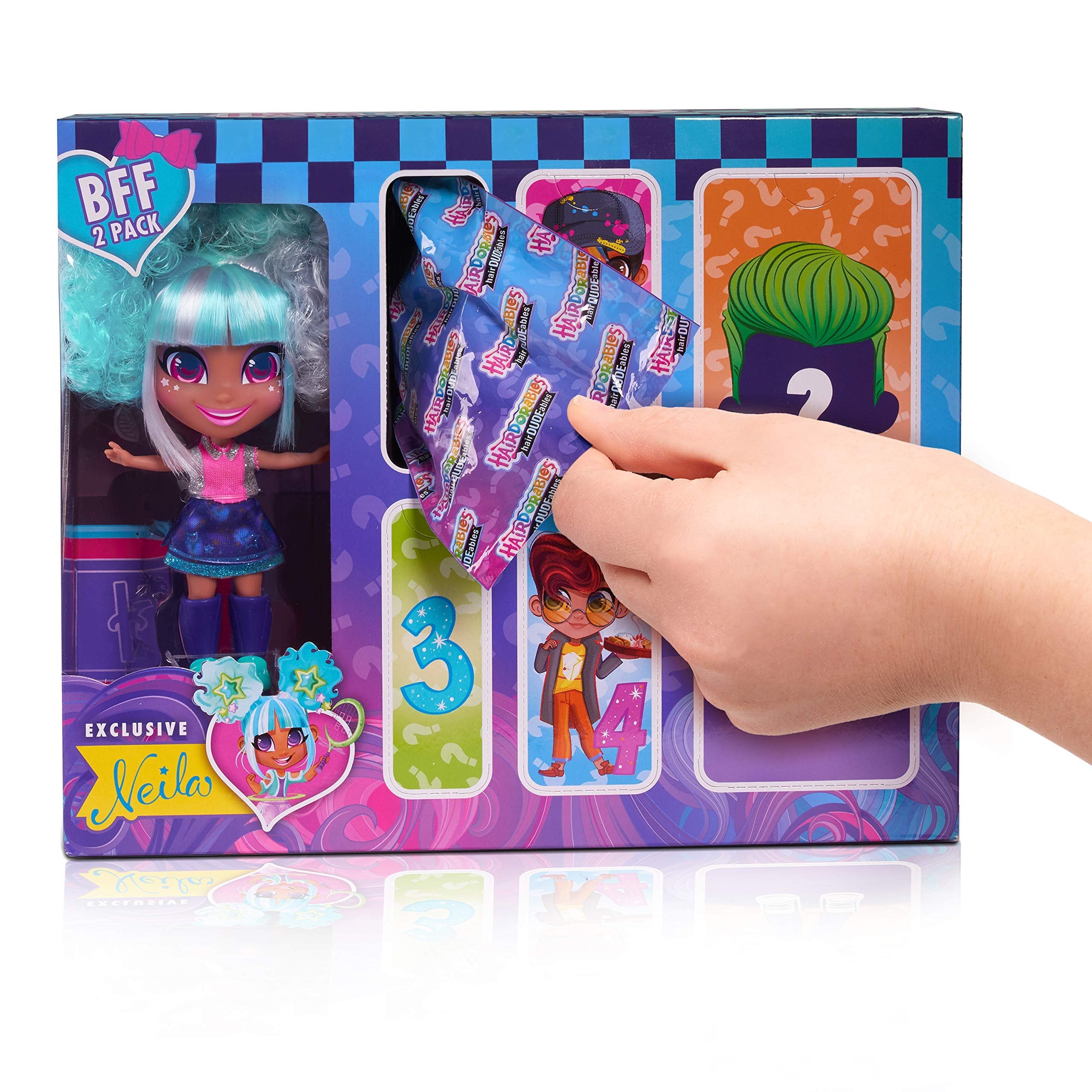 HairDUDEables Collectible Dolls - Series 2 (Styles May Vary), Multi-Color (23776)