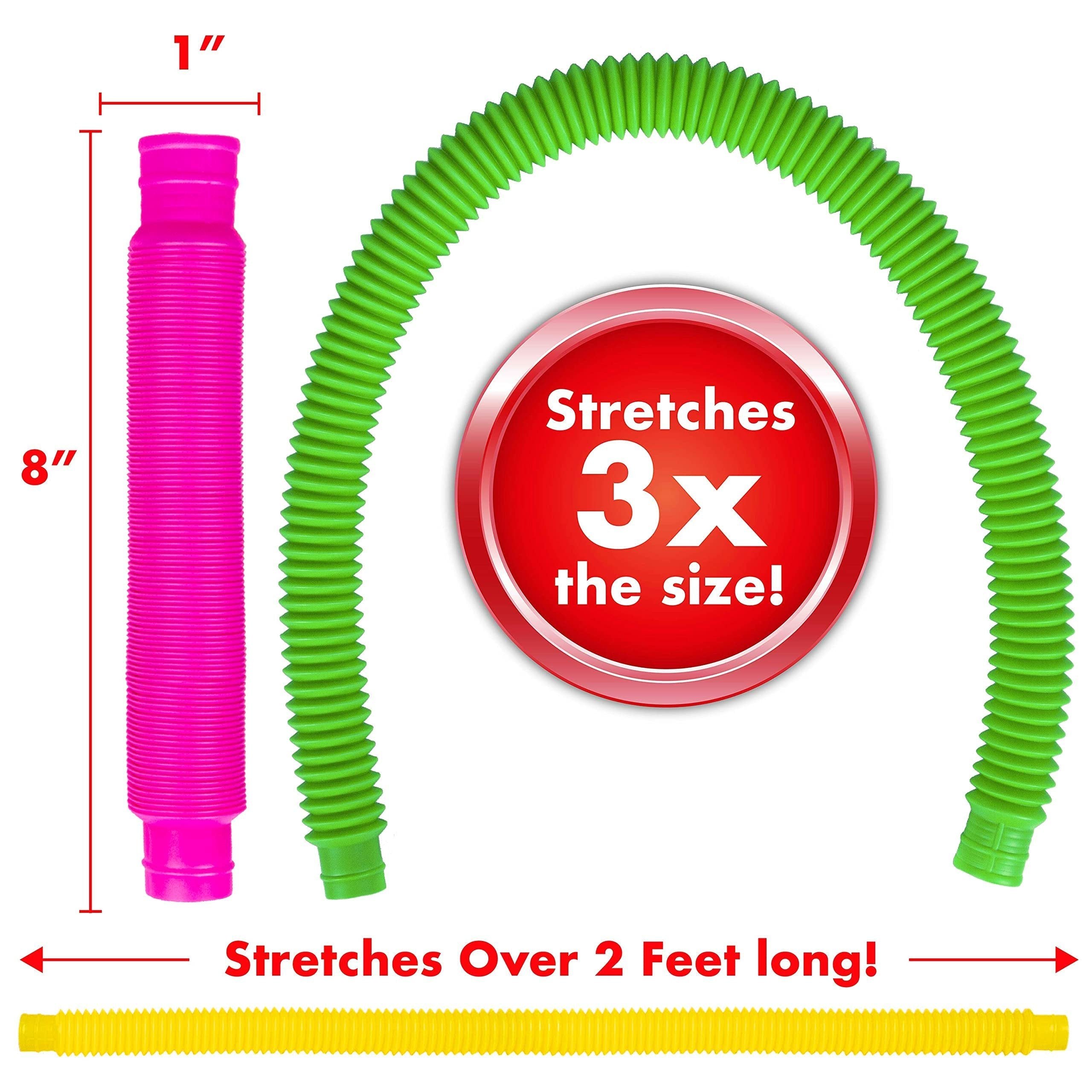 Be Amazing Toys Sense & Grow Sensory Pop Tubes 6-Pack