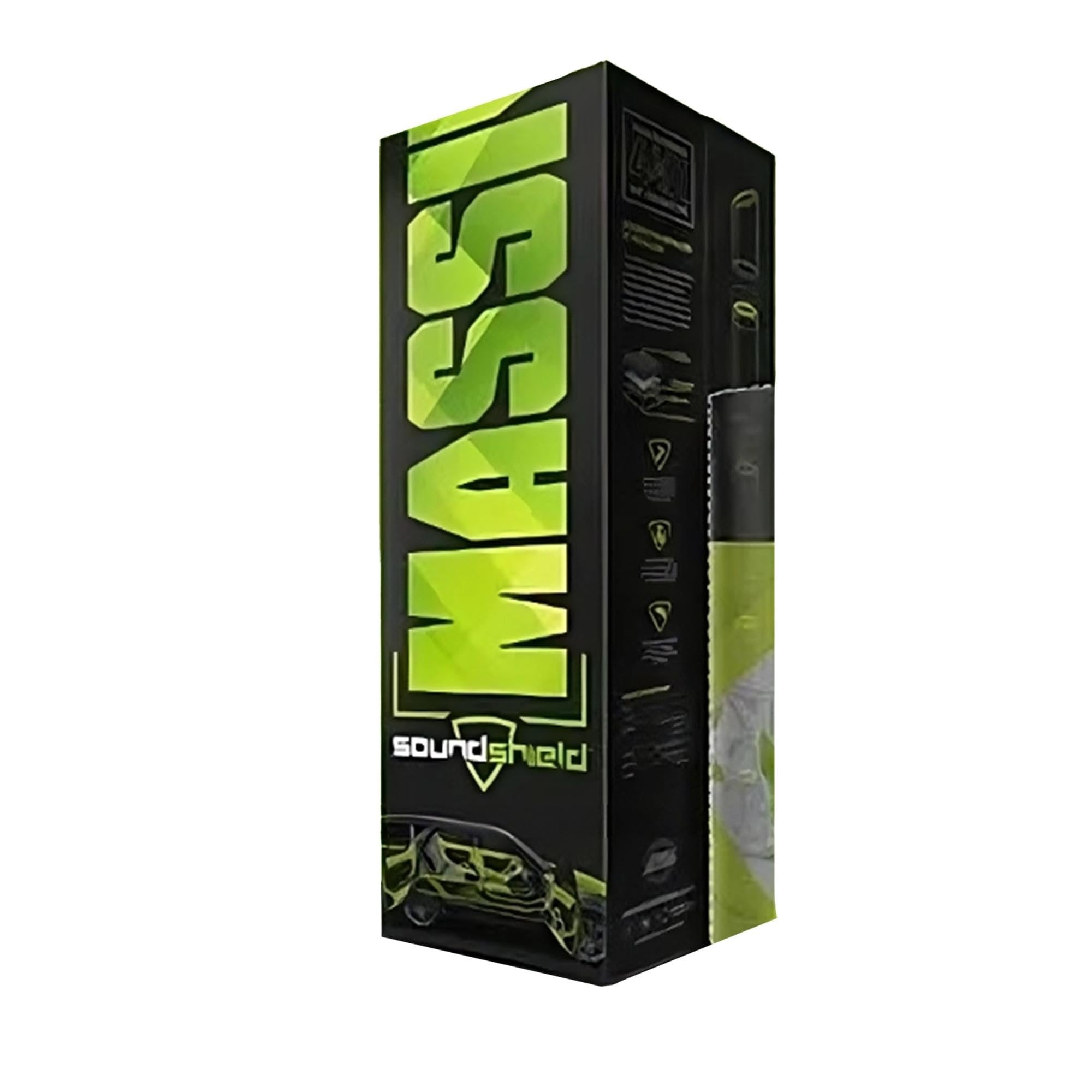 SOUNDSHIELD SSD-Massive 49 Square Feet Shield Damp Mater of Sound Deadening Material Made of 3 MM Closed Cell Acoustic Foam Aluminum Foil Core 1.5 MM Butyl Rubber