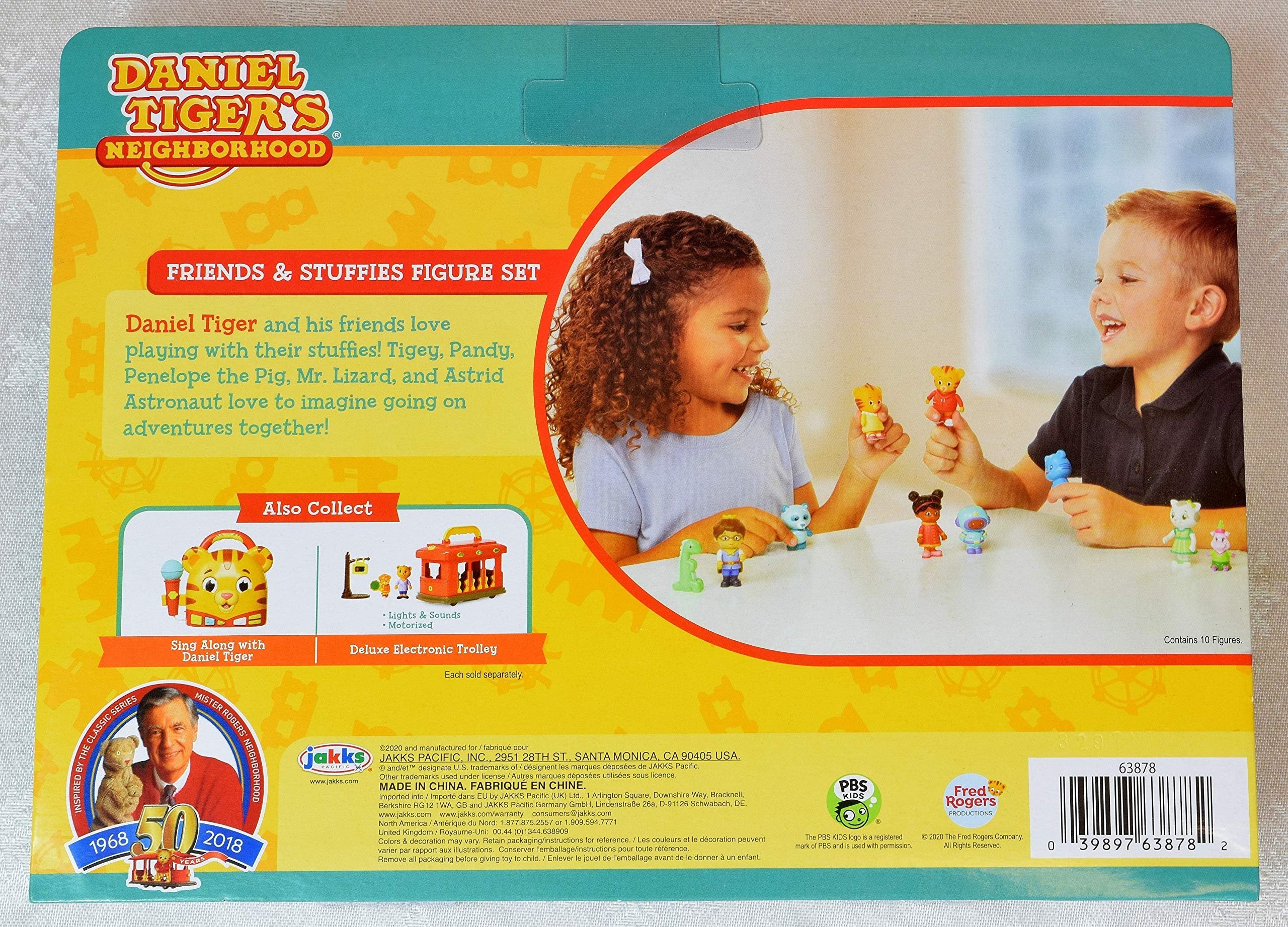 Daniel Tiger's Neighborhood - Friends & Stuffies exclusive figure set 10 piece