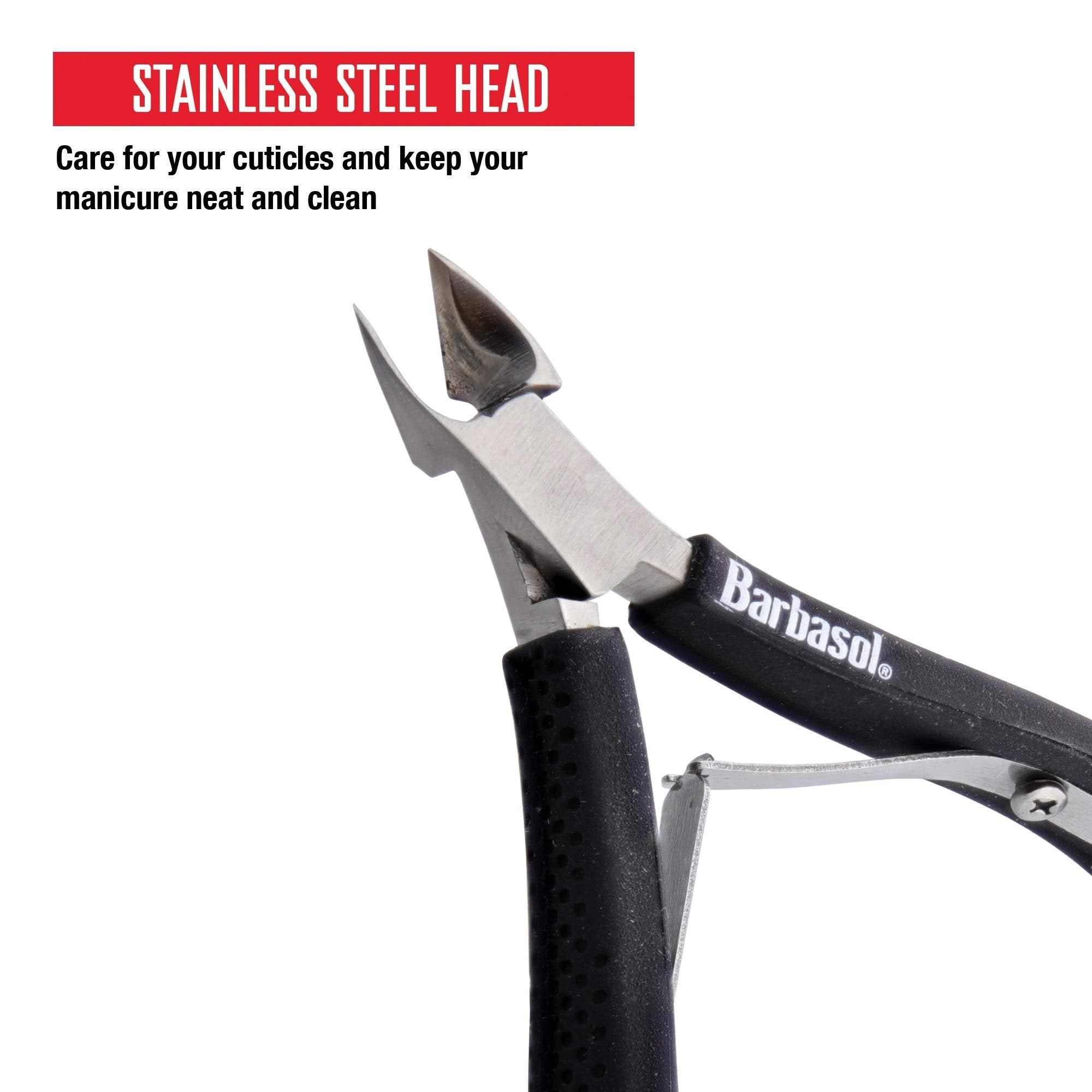 Barbasol Non Slip Stainless Steel Cuticle Nipper