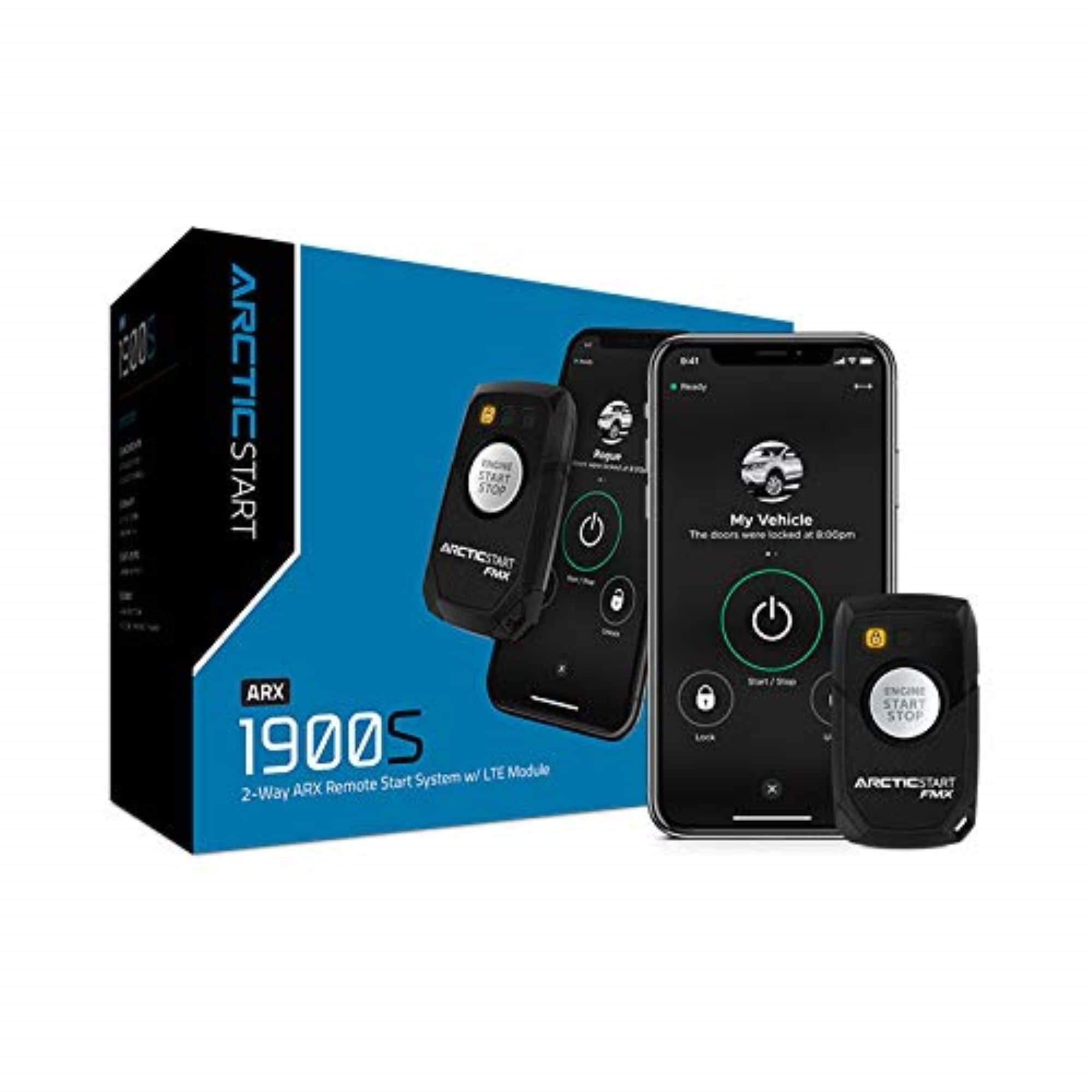 FIRSTEC Arctic Start ARX1900S All-in-One 2-Way Remote Start Bundle w/LTE 3000' Range