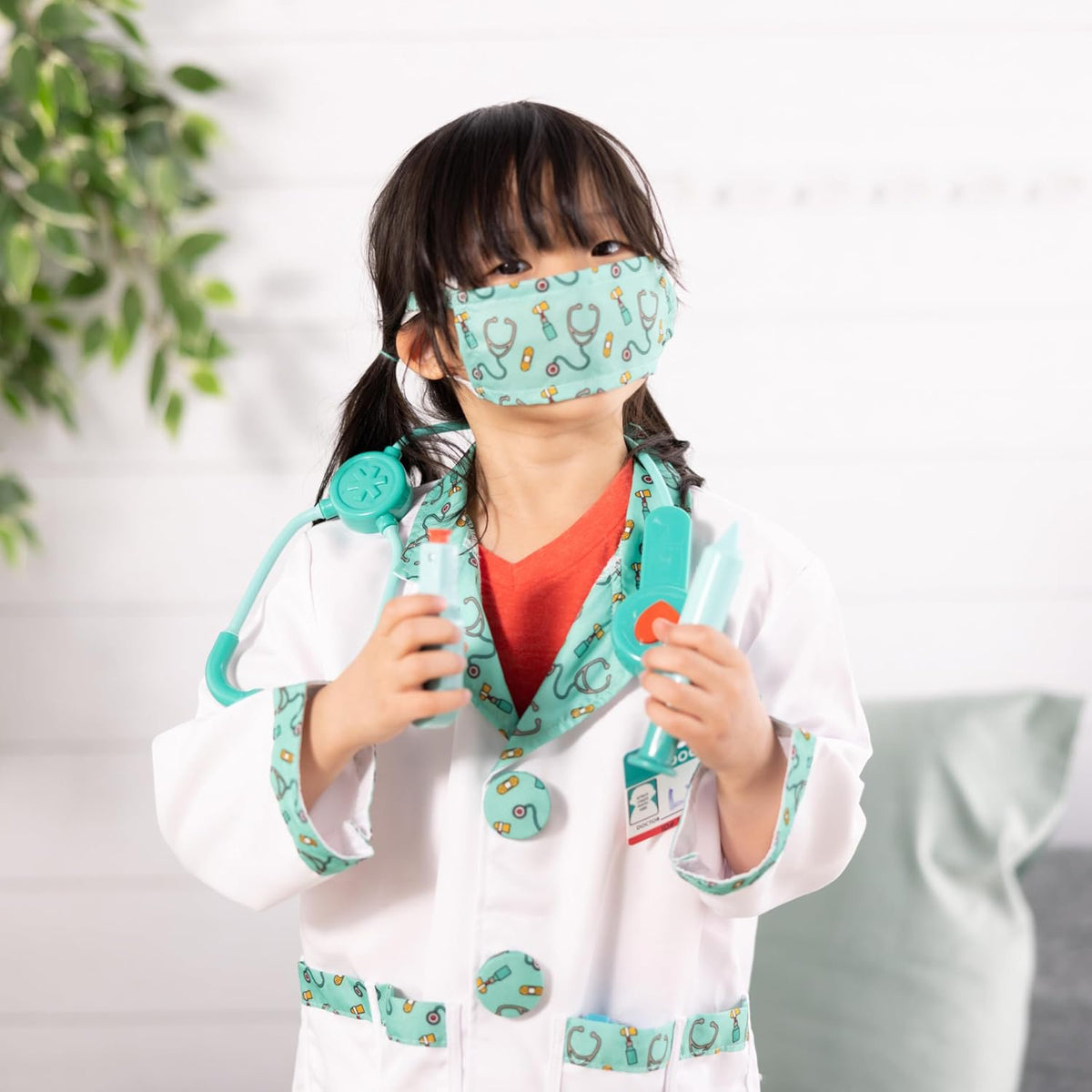 Melissa & Doug Doctor Role Play Costume Dress-Up Set (7 pcs)