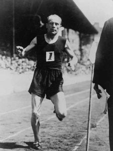 1920 TITLE: Nurmi still setting worlds records : beats Shrubb's old mark for c3