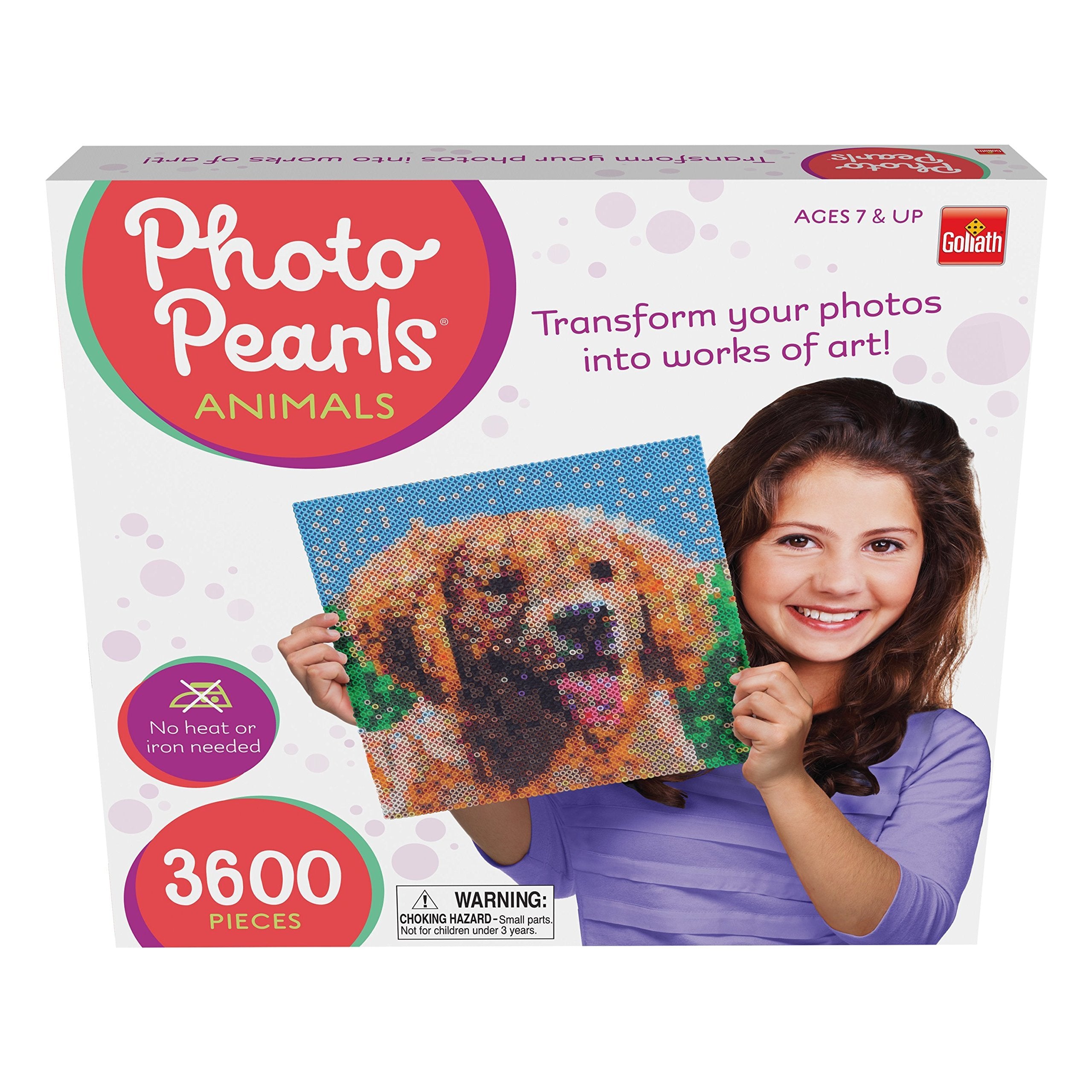 Goliath 35875 Photo Pearls Animal Assortment - Picture Assembly Kit (3600Piece), Multicolor
