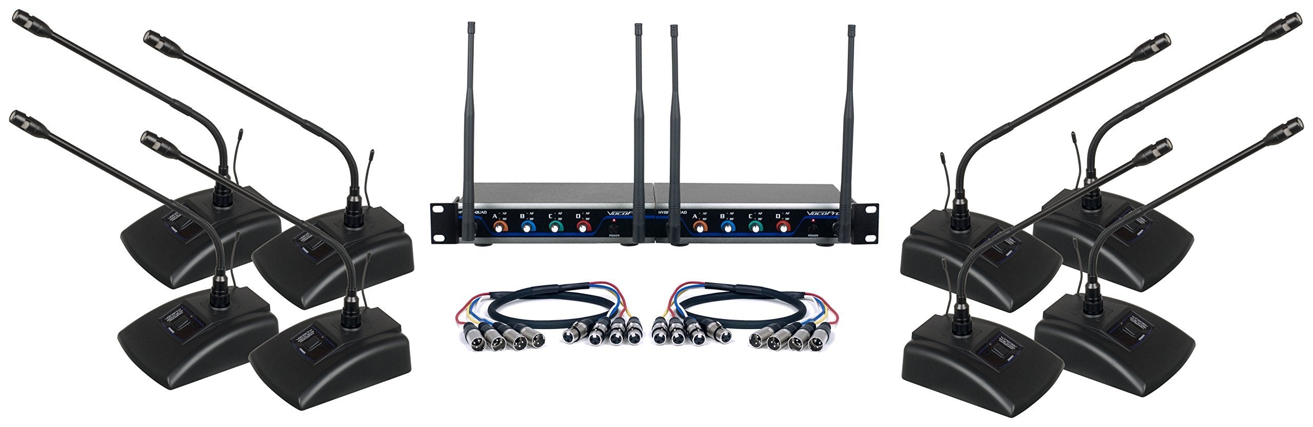 VocoPro Wireless Microphone System (Digital-Conference -8)