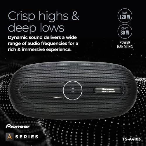 Pioneer TS-A4103 4 x 10 2-way Car Speakers (Pair)