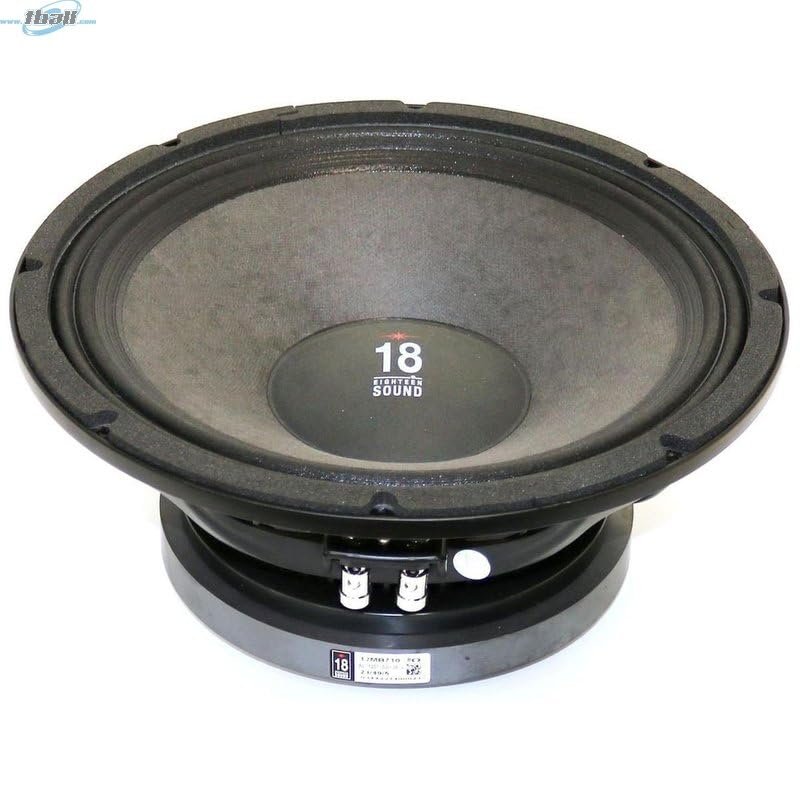 Eighteen Sound 12MB710-8 LF Drivers 12-inch Mid Bass Compact 2-Way Reflex Enclosures Interleaved Sandwich Voice Coil 500-Watt