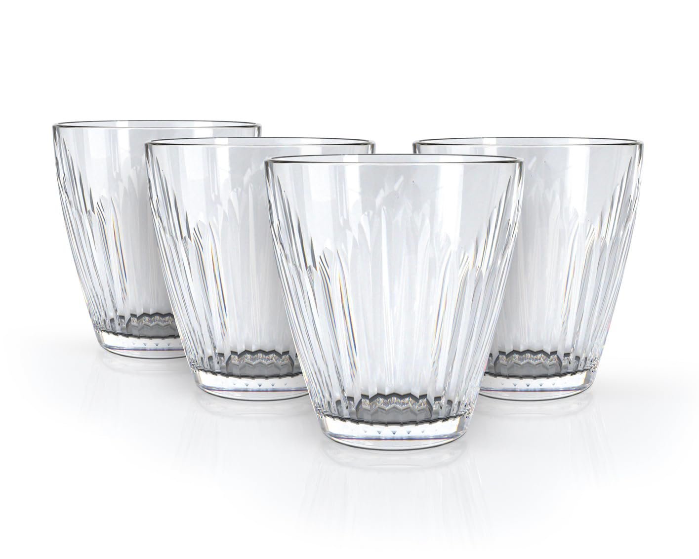 Godinger Double Old Fashioned Glass Set, Drinking Glass, Drinking Cup, Cocktail Glass, 9oz Glasses for Scotch, Bourbon, and Cocktails