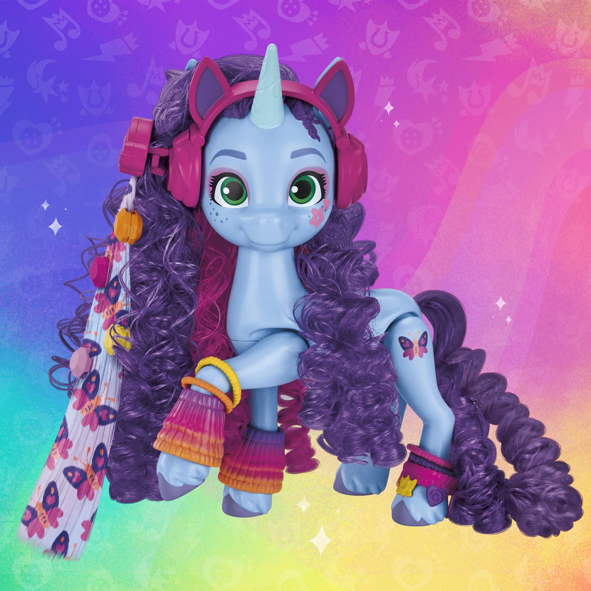My Little Pony Toys Misty Brightdawn Style of The Day, 5-Inch Hair Styling Dolls, Toys for 5 Year Old Girls and Boys