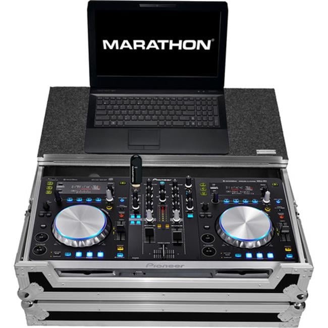Case-to-Hold one Pioneer XDJR1 DJ Music Controller plus Laptop Shelf