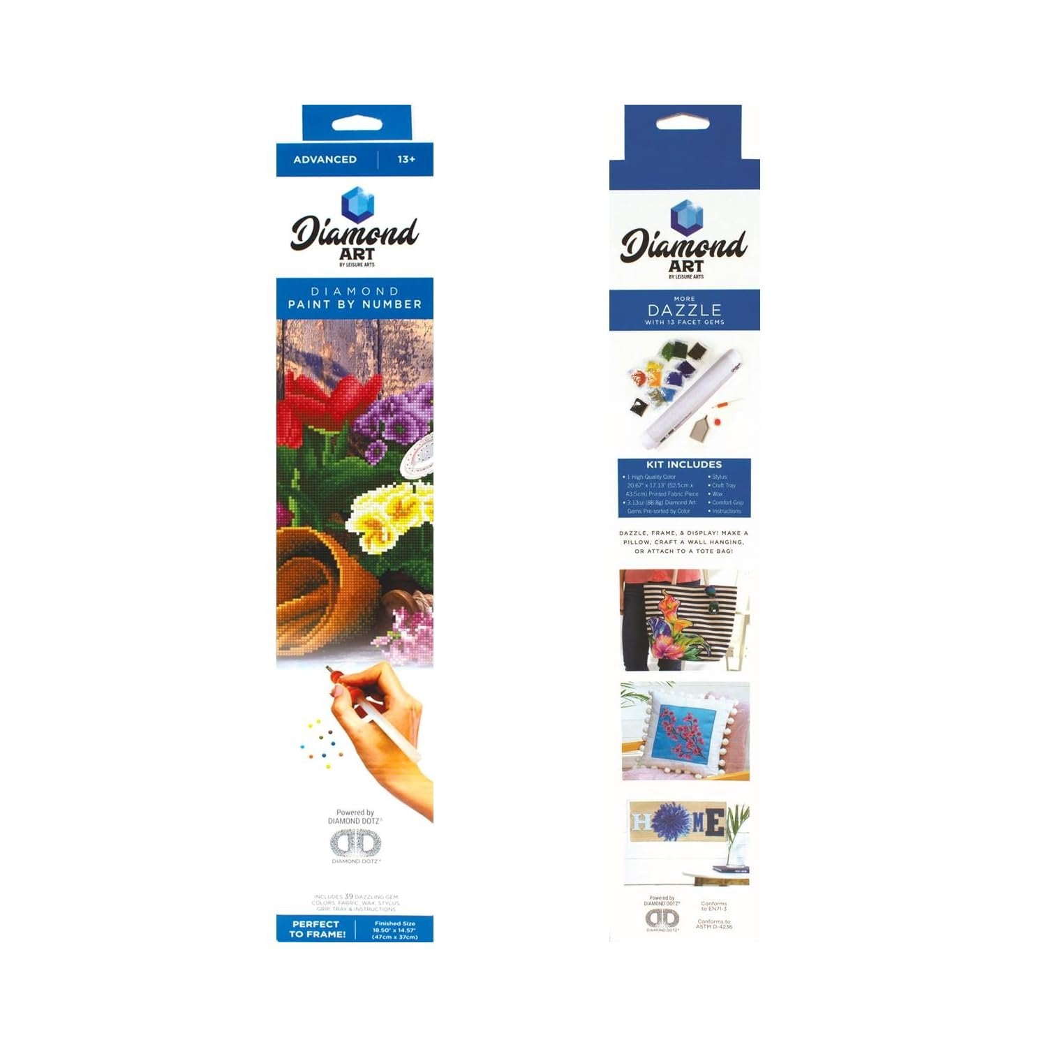 Diamond Art By Leisure Arts DMA Kit 14x16 Advanced Gardening