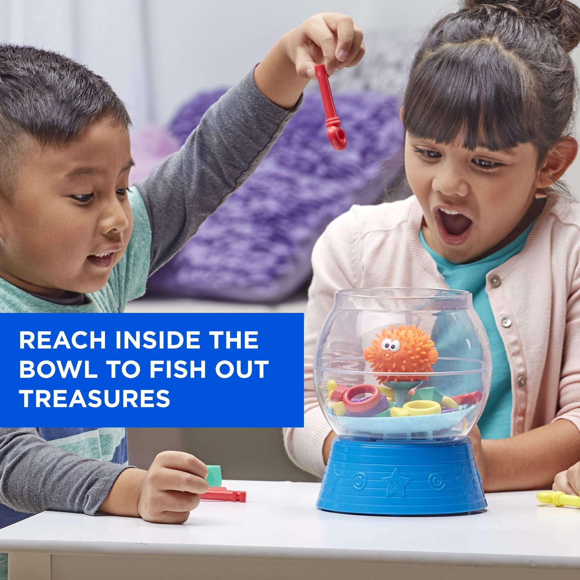 Hasbro Gaming Blowfish Blowup Game for Kids Ages 4 and Up