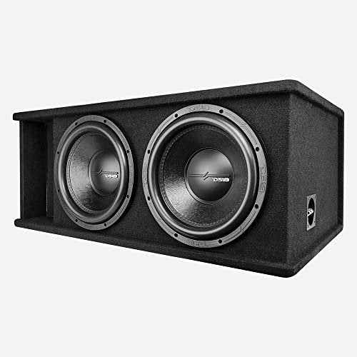 DS18 ZR212LD Dual 12" Loaded Subwoofer Enclosure Bass Package - 2 x ZR12D4 12" Subwoofers in a Ported Box 3200 Watts