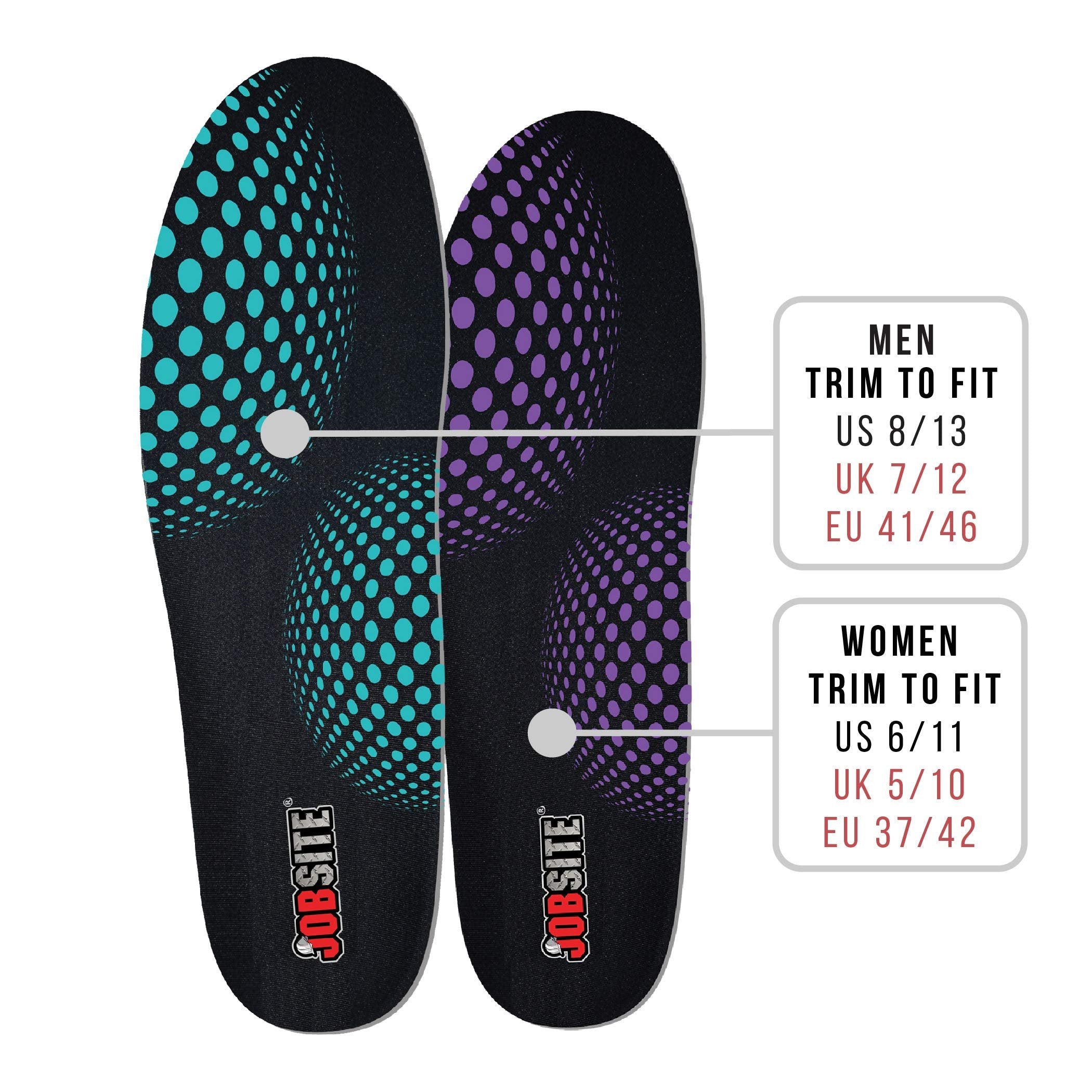 Dura Gel Insoles; Women 6-11; Trim to Fit; 1 Pr