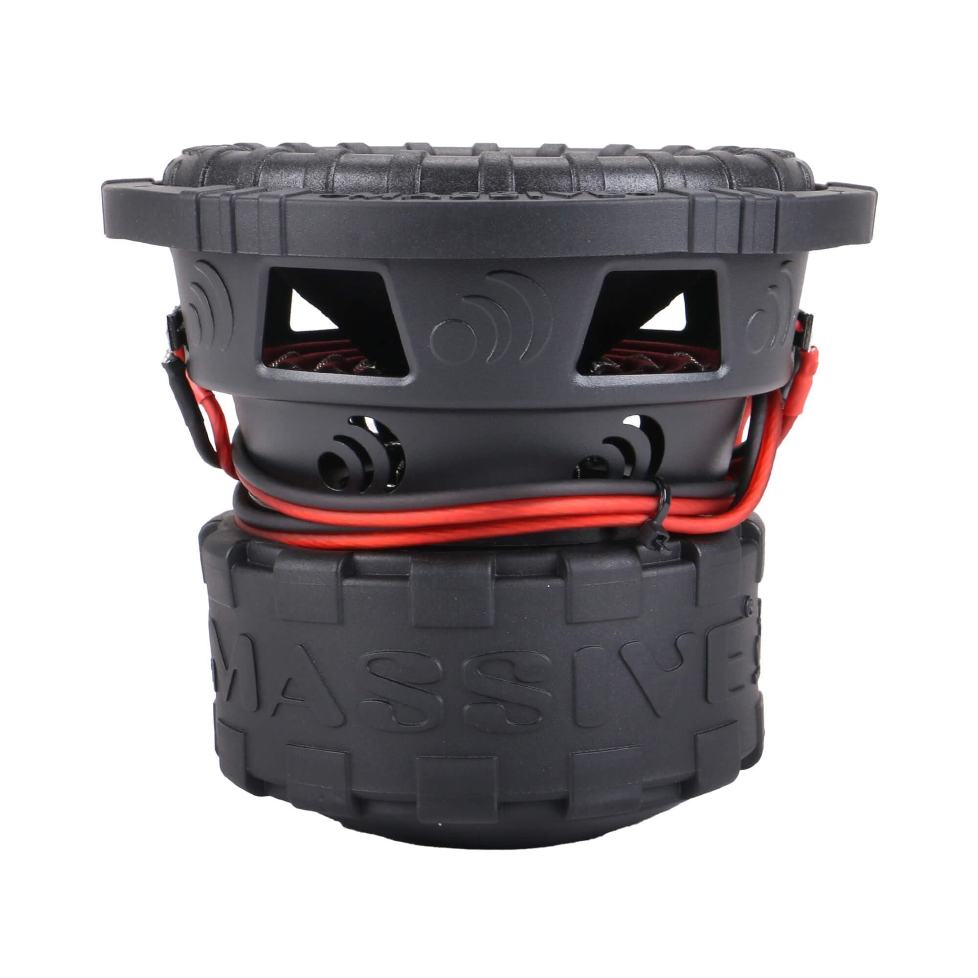 Massive Audio GTR64 | 6.5" 400 Watts RMS / 800w MAX Dual 4 Ohm Subwoofer with Grill