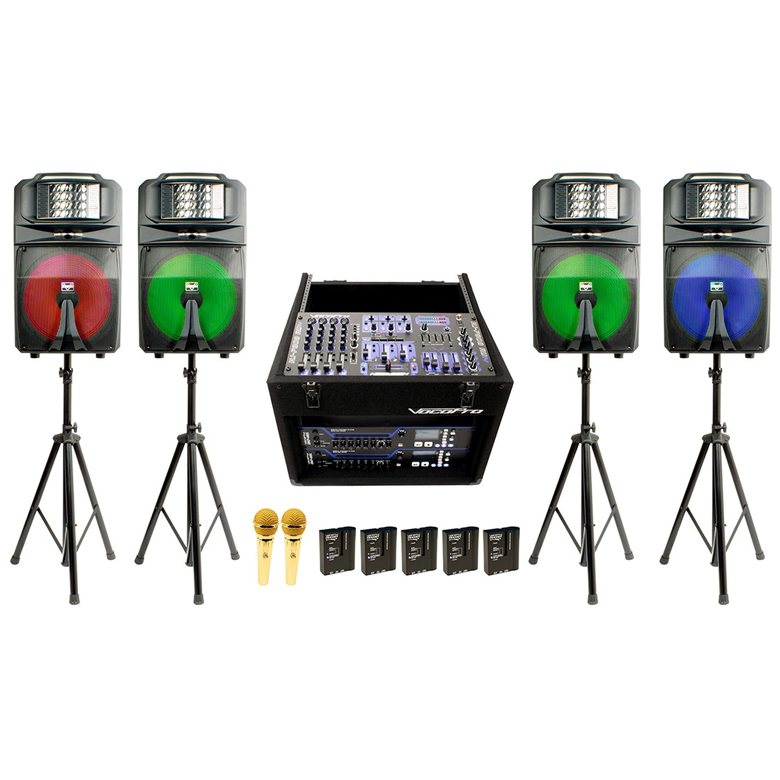 VocoPro - 4000 Watt DJ/Karaoke Club System (VCOCLUB-THUNDER-4000)
