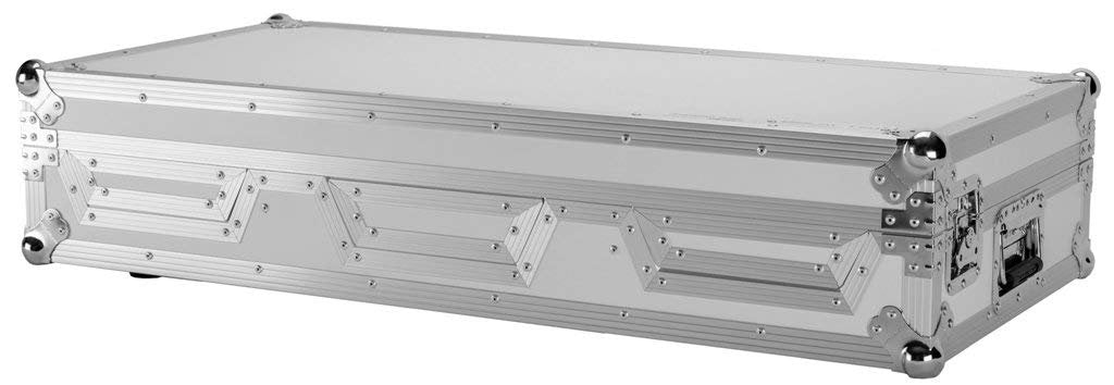 Durable Fly Drive Case For Two Solid Rack Rails Spring Action Handles Easy Locking Fit And Tongue Industrial Strength Latches And Rubber Feet Dual Anchor Rivets DEEJAY LED TBHCDJDJMWLTWH