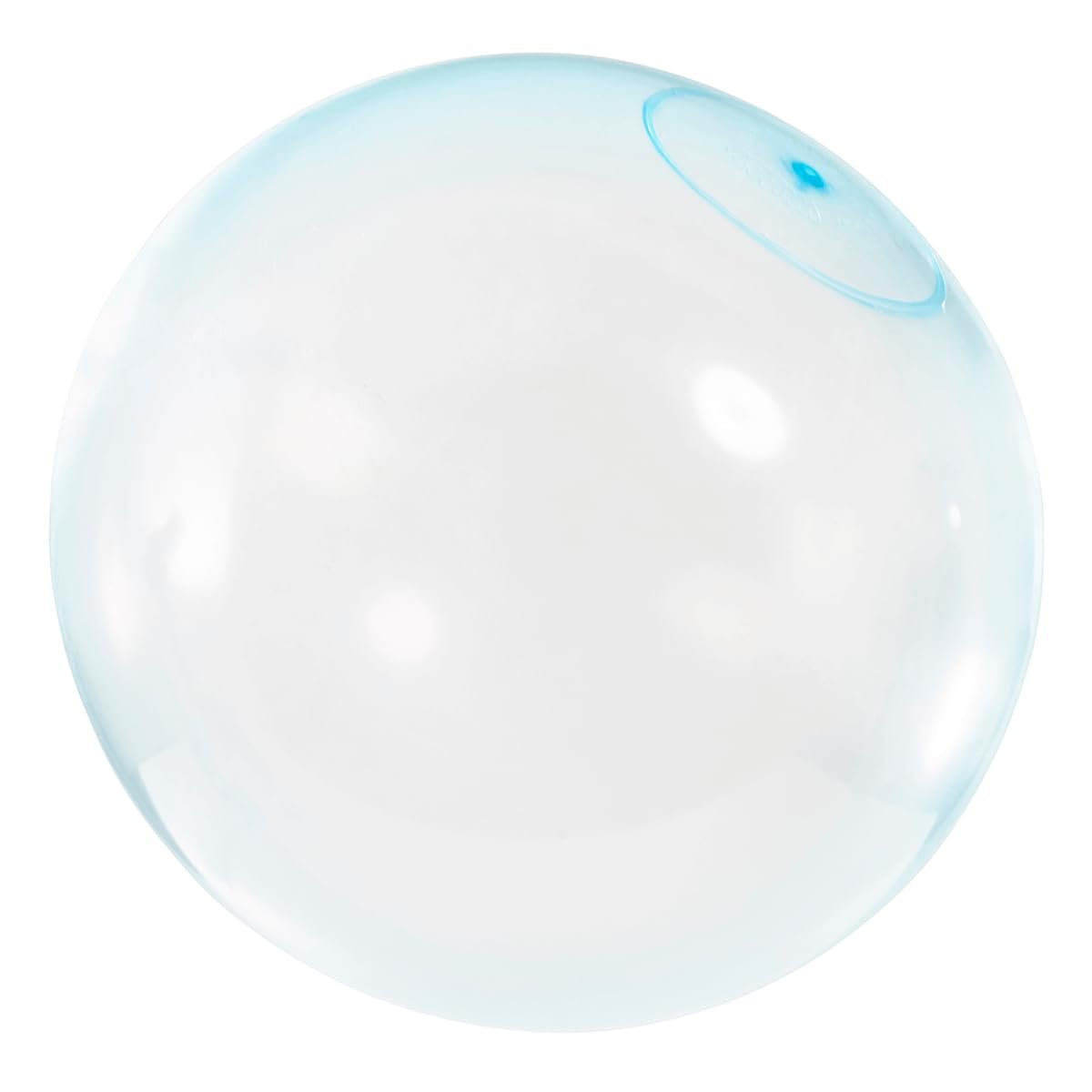 Wubble Super Bubble Ball - Blue (with Pump) | Looks Like a Bubble, Plays Like a Ball! | Inflates to 80cm Tall | Outdoor Garden Toys | Ages 6+ | Packaging May Vary