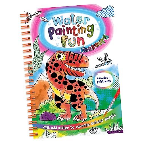 Dinosaurs Water Painting Fun Book | Painting for Ages 4 to 6 Years | Just Add Water for Mess Free Painting
