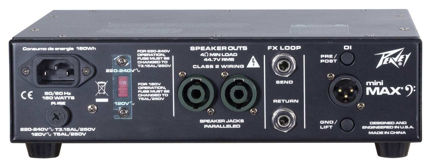 Peavey MiniMAX 600-Watt Mini Bass Amp Head