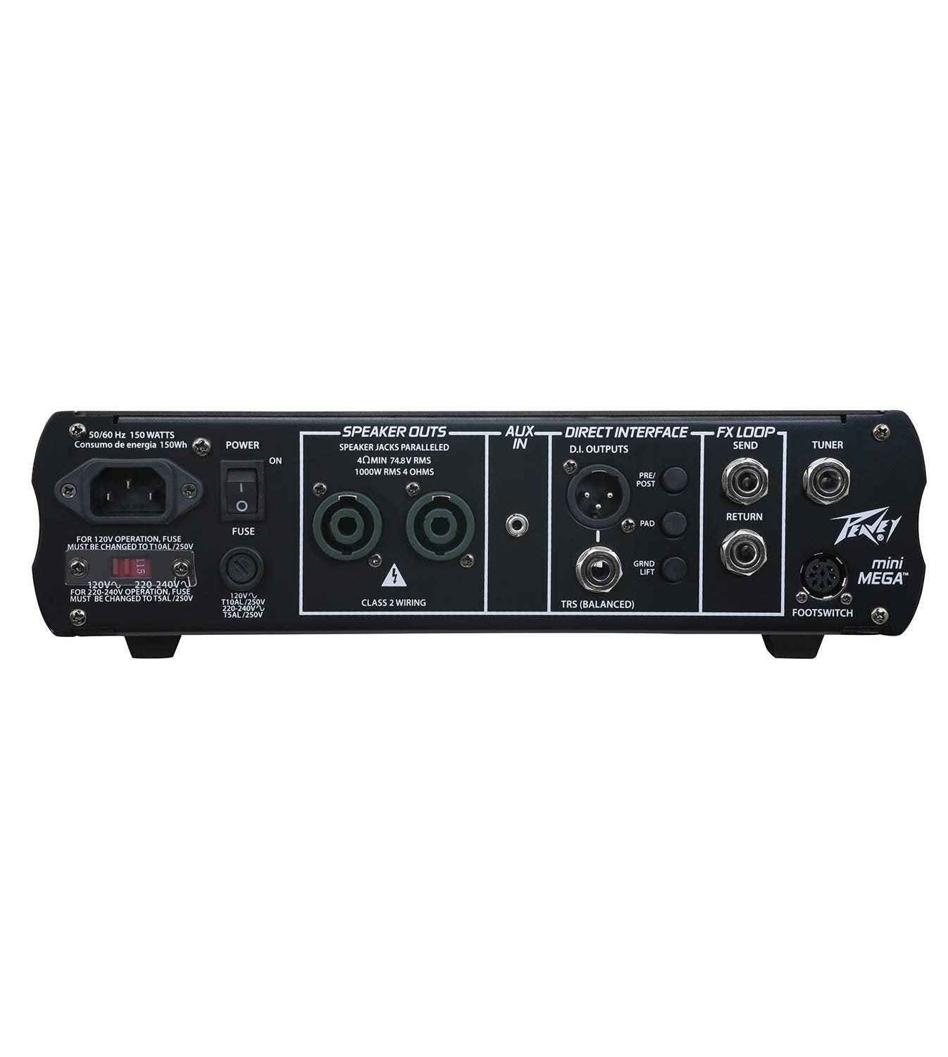 Peavey MiniMEGA 1000-Watt Mini Bass Amp Head
