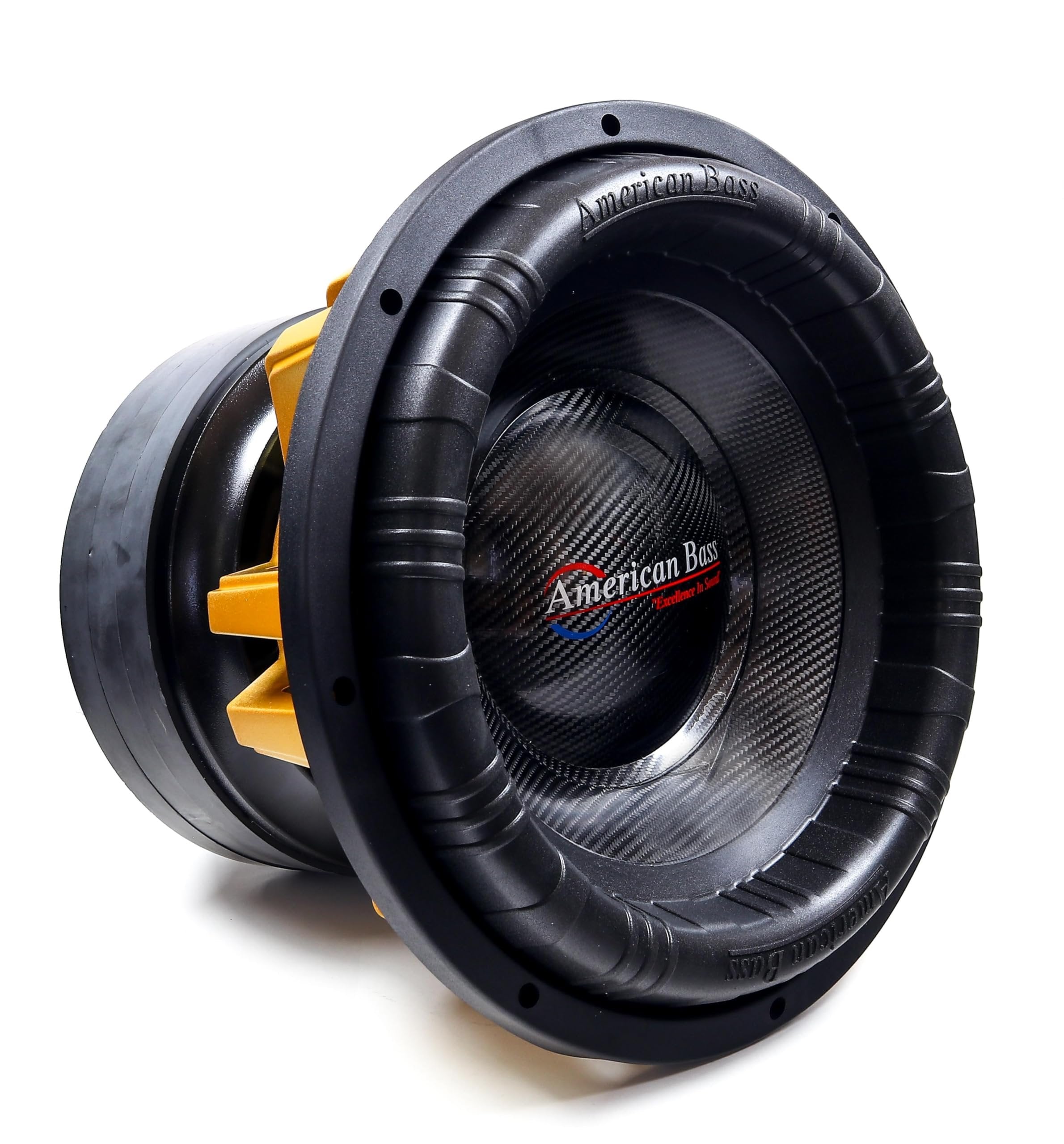 American Bass King 12 Inch Subwoofer 6500 Watt RMS and 15,000 Watt Max Power, 1 Ohm Impedance, 613-oz Magnet, and 4.5-inch Voice Coil, Pack of 1