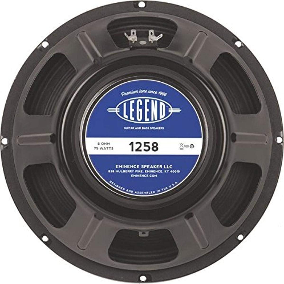 Eminence Legend 1258 12" Guitar Speaker, 50 Watts at 8 Ohms