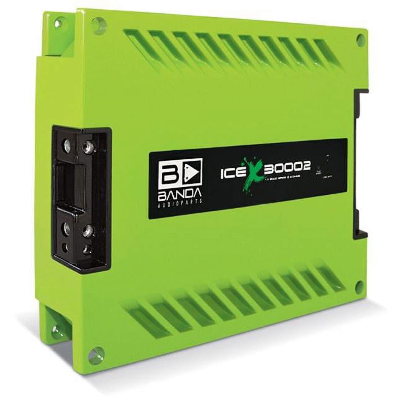 Banda 3K1OHMGREEN 3000W 1 Ohms Bass Car Audio Amplifier, Green