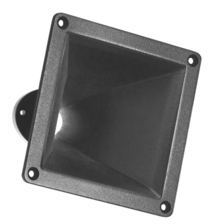 B&C Speakers TRM07 Compact Horn Designed for Compression Drivers 3/4-inch Throat Entry Horizontal 60° X Vertical 40° Motorcycle Car Pro Audio Components Speaker - TRM07