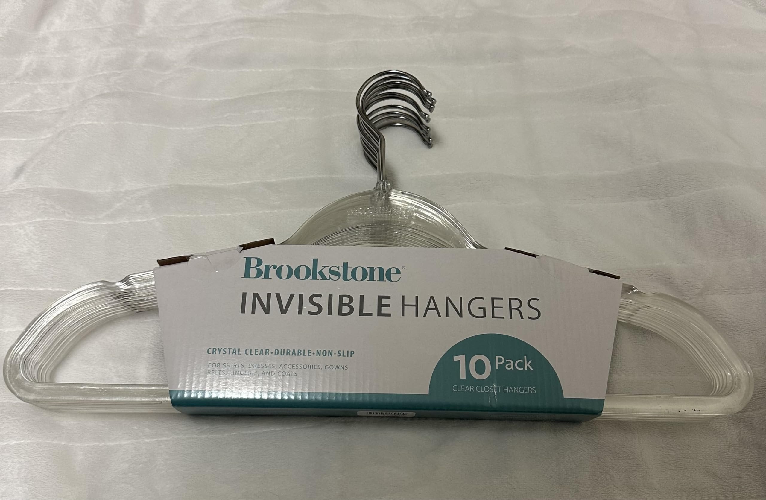 brookstone Invisible Hangers, Clear