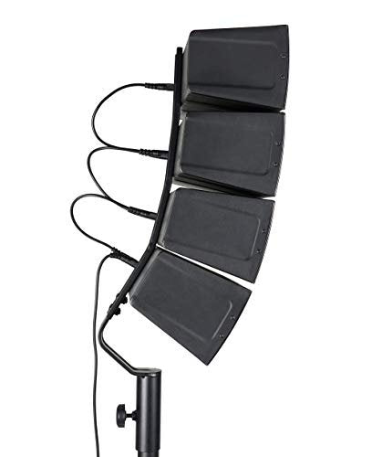 Gemini Sound LRX-448 Professional Bluetooth PA System, Line Array with 4x4 Horizontal Drivers, 12" Powered Subwoofer, 1000W, USB/SD Card, Includes Stands and Cables