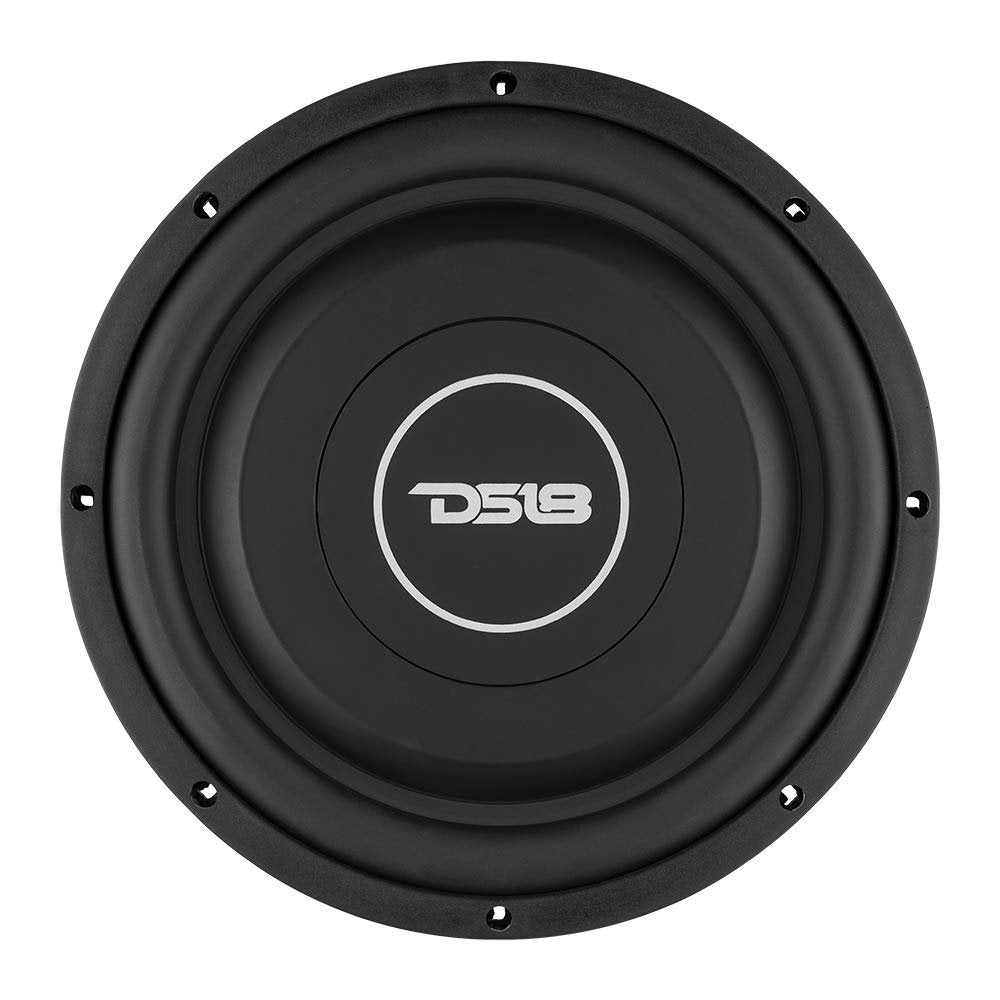 DS18 SRW10.4 10" Shallow Car Subwoofer - 400 Watts, Single Voice Coil, 4 Ohms (1 Speaker)