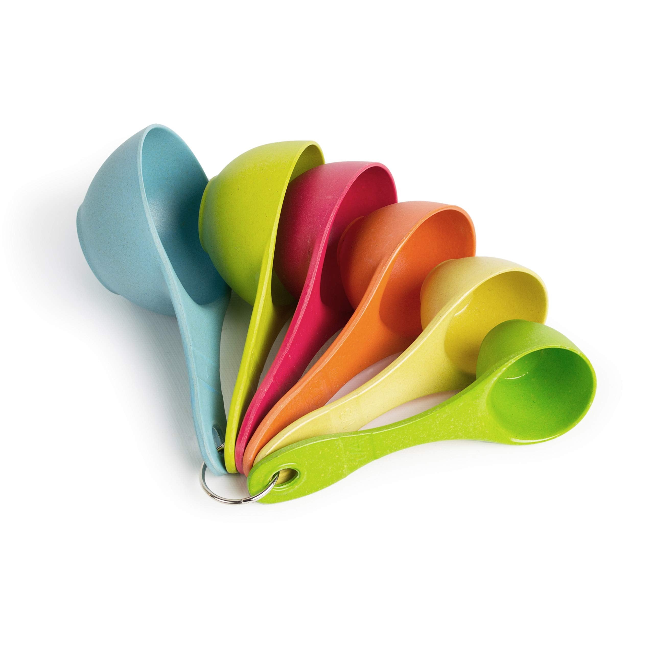 Architec ECUPS6C EcoSmart Purelast, 6 Piece Set, 1/4C, 1/3C, 1/2C, 2/3C, 3/4C, 1C, Measuring Cups, Multicolor