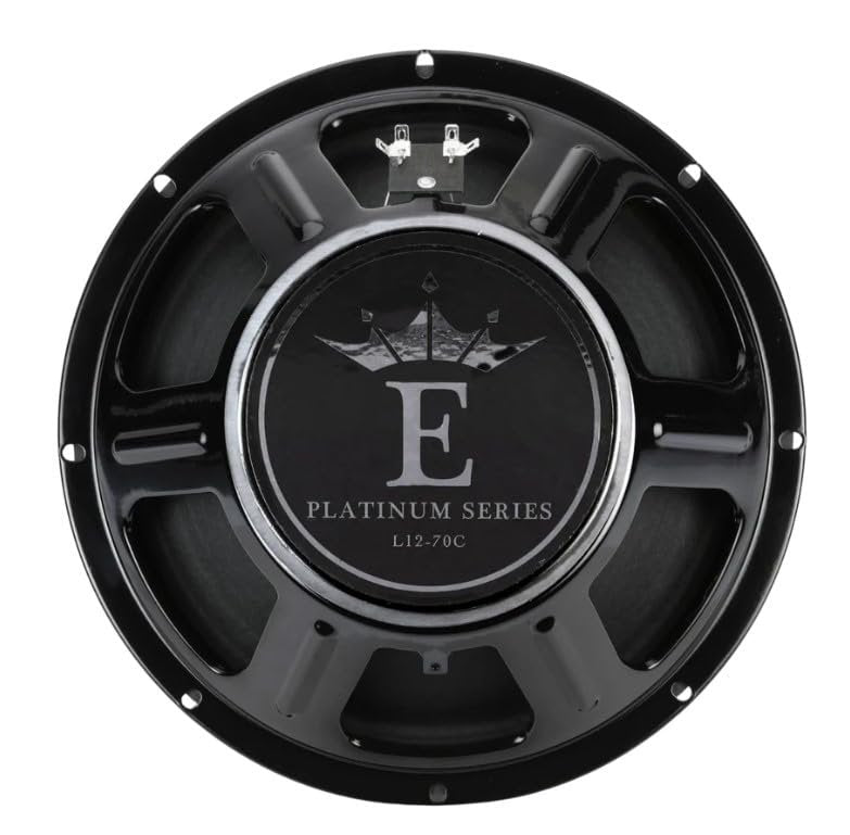 Eminence Platinum 12" Guitar Amp Speaker – 70W Neodymium Magnet Lightweight Loudspeaker for Combo Amps and Cabinets – Balanced Tone with Tight Lows and Sparkling Highs - L12-70C-8
