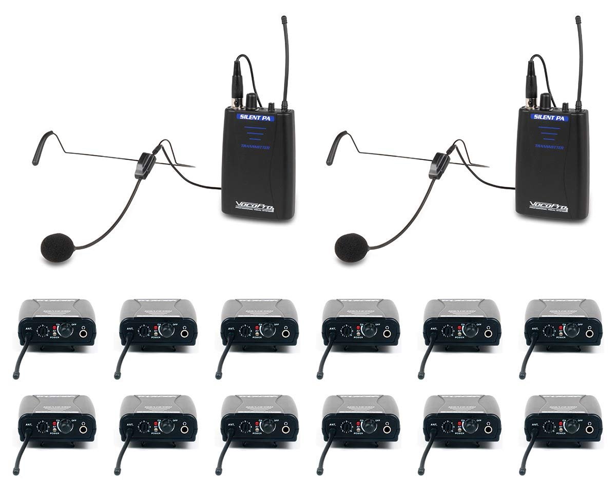 VocoPro SilentPA-IFB-12 - One Way Communication System for TV & Film Production