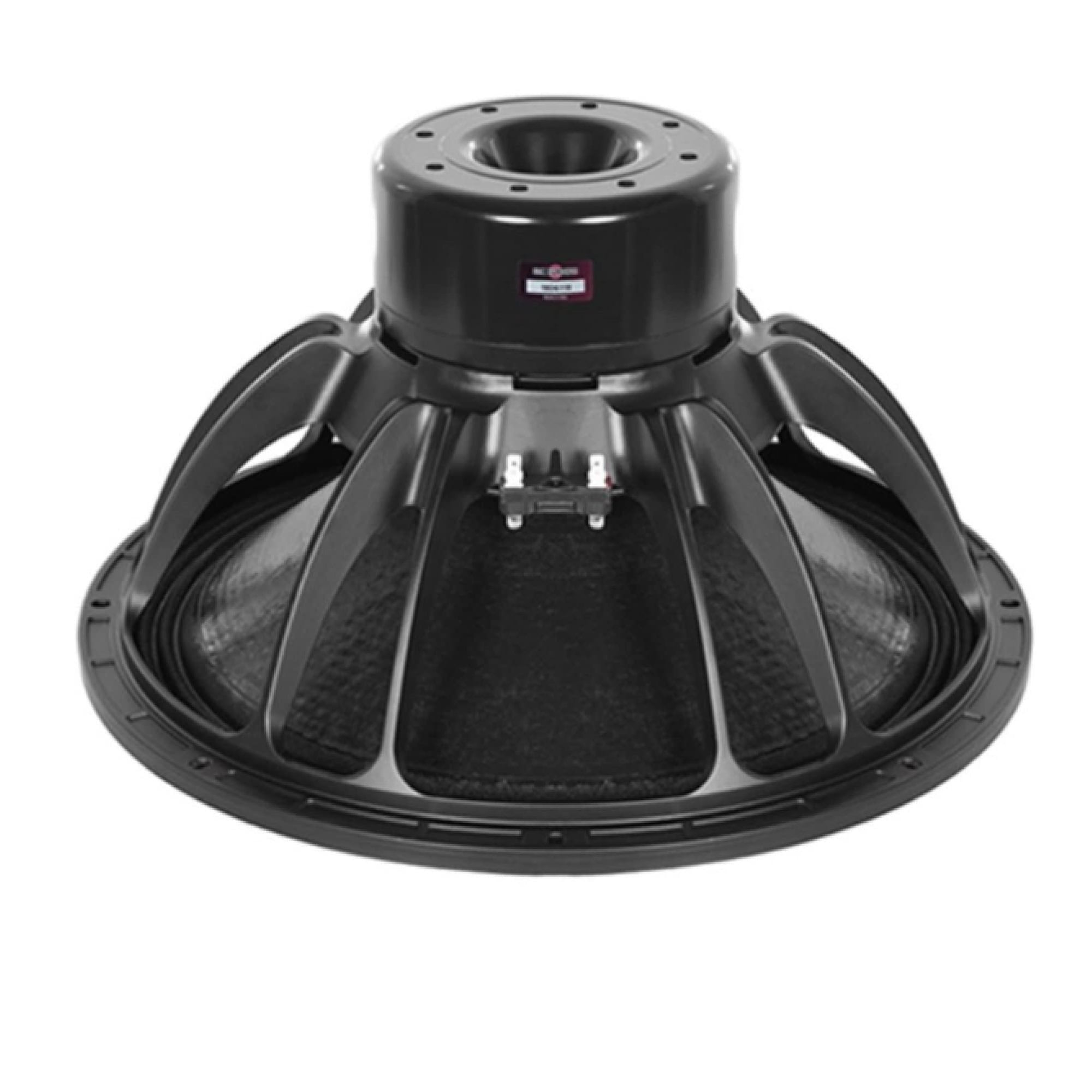 B&C Speakers 18DS115-4 18-in Woofer with 3400 Watts Continuous Program Power Capacity 116mm 4.5 in Four Layer Aluminum Voice Coil 4 Ohms Impedance, Black