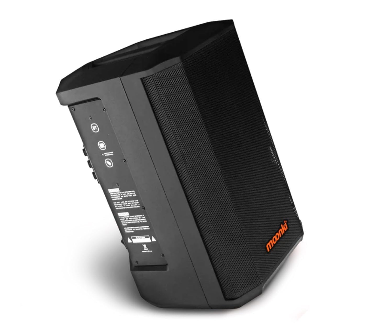 Moonki Sound MS-108LT Malibu Max 8-inch Woofer Portable Audio BT Speaker Class D Amplifier Board with Dynamic LED Ring Effect