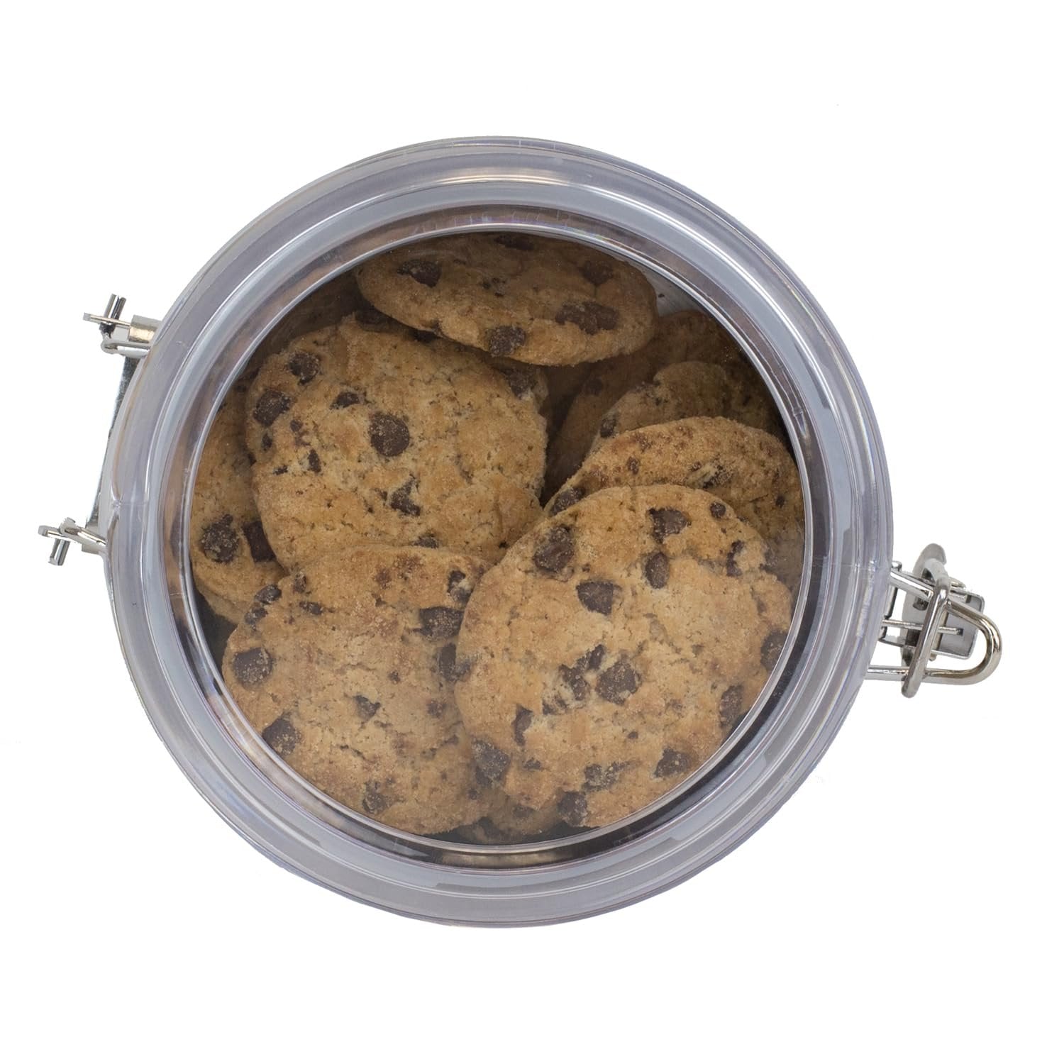 Home Basics 4 Piece Stainless Steel Canister Set,Silver