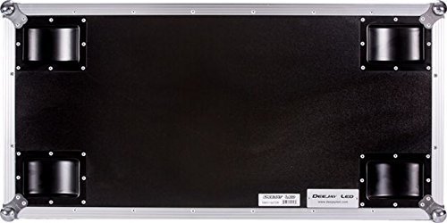 Deejay LED Flight Utility Trunk Caster Board Two Matching Black Dividers Engineered to Hold Tools/Lighting Ata-300 Quality Durable Case 1/2-Inch Laminated Plywood Construction (TBHTUT442722W)