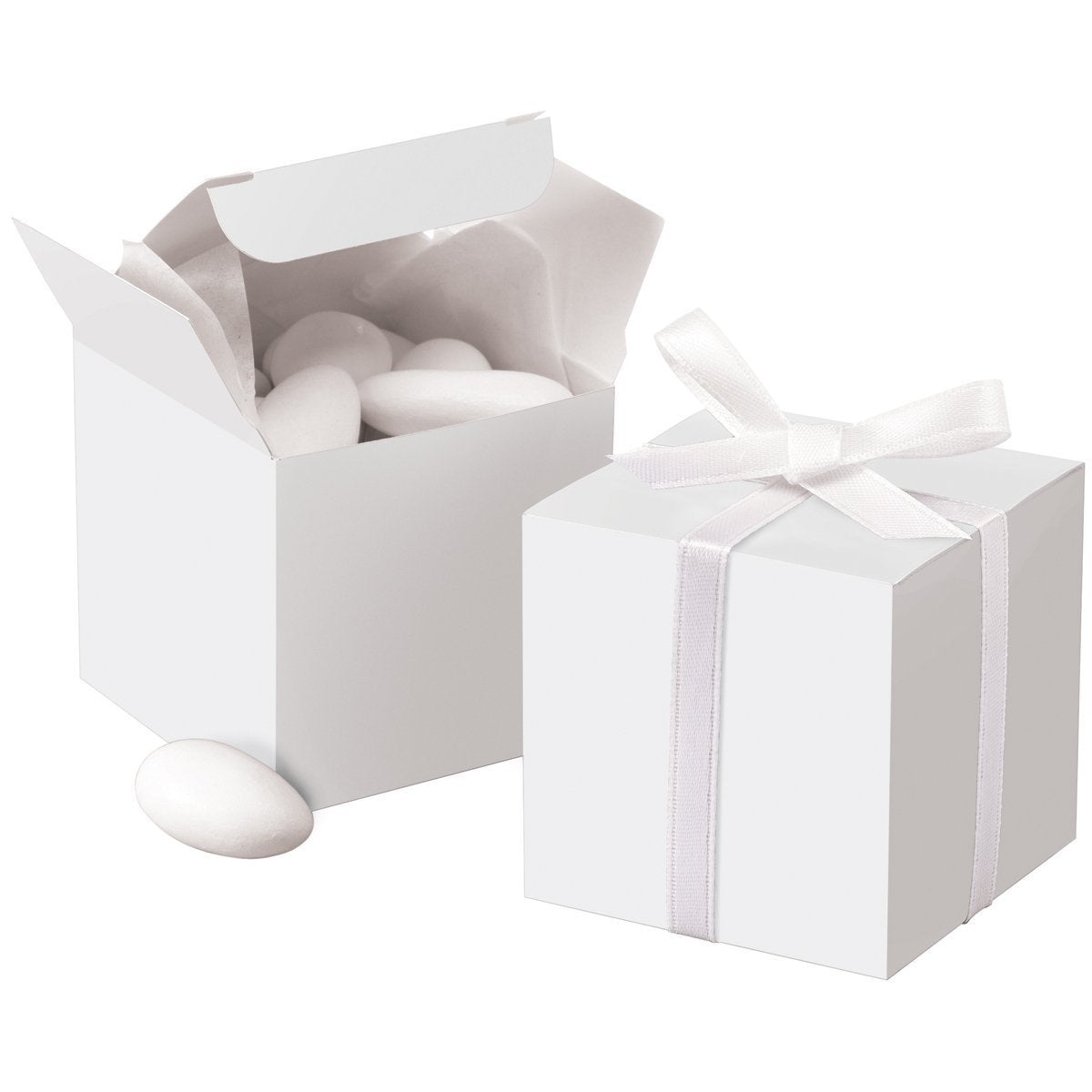 Favor Boxes 2 100/Pkg-White
